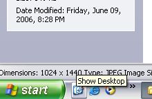 Show Desktop Icon